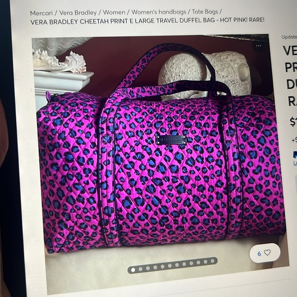 Vera Bradley Pink Leopard - Picture 11 of 11